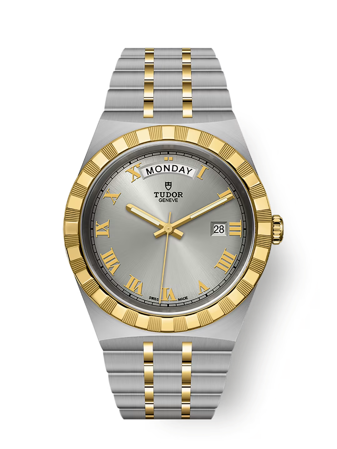 Tudor Royal - 41 MM - Steel & Yellow Gold - Silver Roman Dial - M28603-0001