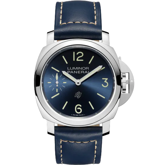 Panerai Luminor Stainless Steel 44 MM - Calf Blue Strap - Blue Dial - PAM01085