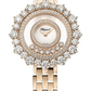 Chopard Happy Diamonds Rose Gold 36.30 MM - Rose gold Bracelet - Diamond Bezel - Mother-Of-Pearl Dial -  209437-5601