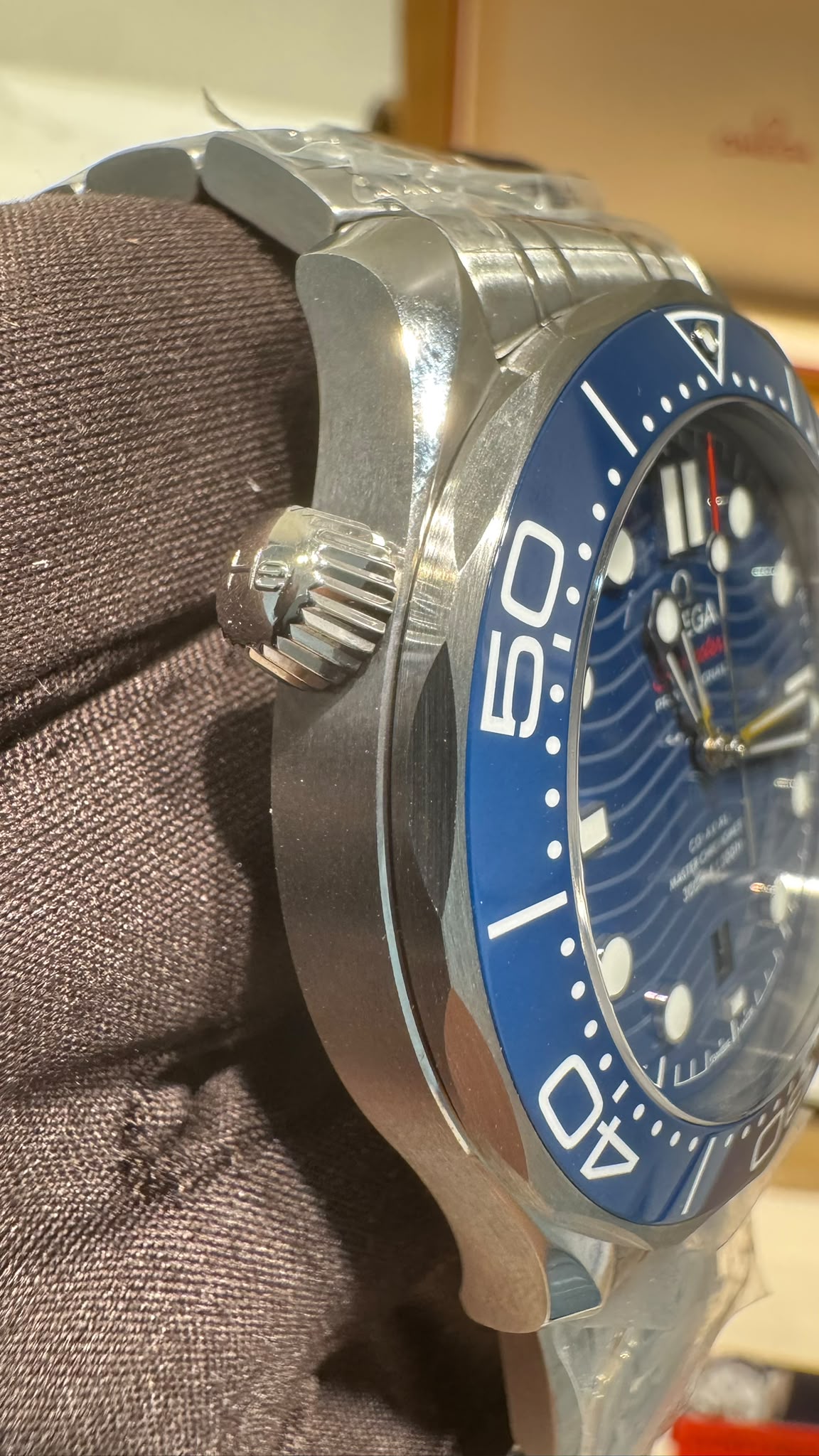 Omega Seamaster Stainless Steel 42 MM - Stainless Steel Bracelet - Blue Ceramic Dial - 210.30.42.20.03.001