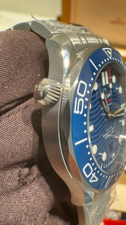 Omega Seamaster Stainless Steel 42 MM - Stainless Steel Bracelet - Blue Ceramic Dial - 210.30.42.20.03.001