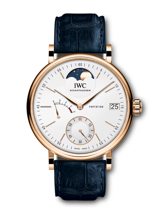 IWC Portofino - Moonphase - Rose Gold - 45 MM - Silver Dial - IW516409  nyc watcher nyc watches