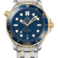 Omega Seamaster Stainless Steel and Yellow Gold 42 MM - Stainless Steel and Yellow Gold Bracelet - Blue Ceramic Dial - 210.20.42.20.03.001 nyc watcher nyc watches