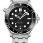 Omega Seamaster Stainless Steel 42 MM - Stainless Steel Bracelet - Black Ceramic Dial - 21030422001001 nyc watcher nyc watches