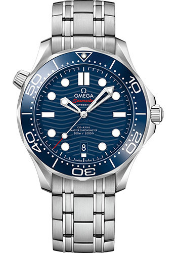 Omega Seamaster Stainless Steel 42 MM - Stainless Steel Bracelet - Blue Ceramic Dial - 210.30.42.20.03.001 nyc watcher nyc watches