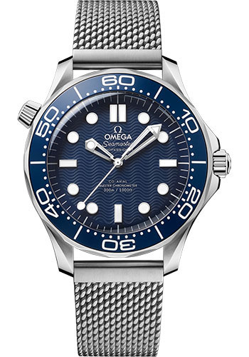 Omega Seamaster Stainless Steel 42 MM - Stainless Steel Bracelet - Blue Dial - 210.30.42.20.03.002 nyc watcher nyc watches