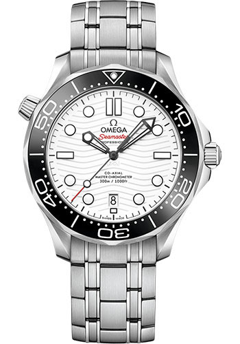 Omega Seamaster Stainless Steel 42 MM - Stainless Steel Bracelet - White Dial - 210.30.42.20.04.001 nyc watcher nyc watches