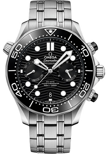 Omega Seamaster Stainless Steel 44 MM - Stainless Steel Bracelet - Black Dial - 210.30.44.51.01.001 nyc watcher nyc watches