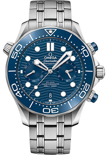 Omega Seamaster Stainless Steel 44 MM - Stainless Steel Bracelet - Blue Dial - 210.30.44.51.03.001 nyc watcher nyc watches