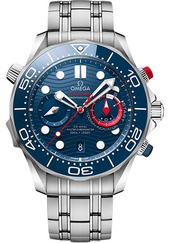 Omega Seamaster Stainless Steel 44 MM - Stainless Steel Bracelet - Blue Dial - 210.30.44.51.03.002 nyc watcher nyc watches