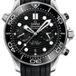 Omega Seamaster Stainless Steel 44 MM - Black Rubber Strap - Black Dial - 210.32.44.51.01.001 nyc watcher nyc watches