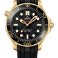 Omega Seamaster Yellow Gold 42 MM - Black Rubber Strap - Black Dial - 210.62.42.20.01.001 nyc watcher nyc watches