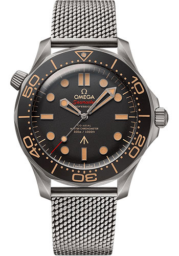 Omega Seamaster Titanium 42 MM - Titanium Bracelet - Brown Dial - 210.22.42.20.03.001 nyc watcher nyc watches