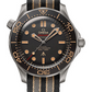 Omega Seamaster Titanium 42 MM - Black and Grey Nato Strap - Brown Dial - 210.92.42.20.01.001 nyc watcher nyc watches