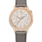 Vacheron Constantin Égérie Pink Gold 35 MM - Brown Leather Strap - Diamond Bezel - White Diamond Dial - 4606F/000R-B648