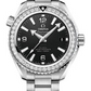 Omega Seamaster Planet Ocean Stainless Steel 39.5 MM - Stainless Steel Bracelet - Diamond Bezel - Black Dial - 215.15.40.20.01.001 nyc watcher nyc watches