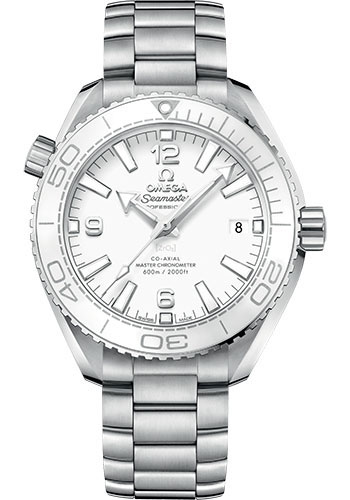 Omega Seamaster Planet Ocean Stainless Steel 39.5 MM - Stainless Steel Bracelet - White Dial - 215.30.40.20.04.001 nyc watcher nyc watches