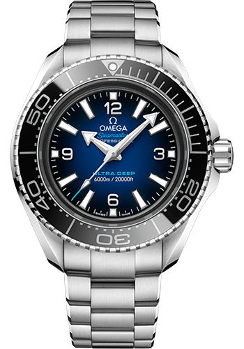 Omega Seamaster Planet Ocean Stainless Steel 45.5 MM - Stainless Steel Bracelet - Blue Dial - 215.30.46.21.03.001 nyc watcher nyc watches