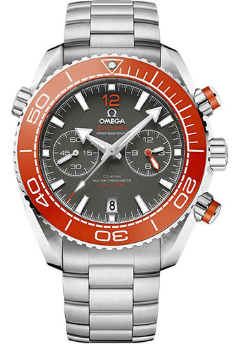 Omega Seamaster Planet Ocean Stainless Steel 45.5 MM - Stainless Steel Bracelet - Titanium Dial - 215.30.46.51.99.001 nyc watcher nyc watches