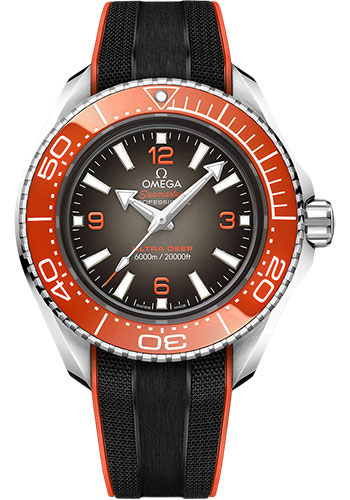 Omega Seamaster Planet Ocean Stainless Steel 45.5 MM - Black Rubber Strap - Black And Red Dial - 215.32.46.21.06.001 nyc watcher nyc watches