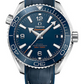 Omega Seamaster Planet Ocean Stainless Steel 39.5 MM - Blue Leather Strap - Blue Dial - 215.33.40.20.03.001 nyc watcher nyc watches