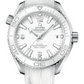 Omega Seamaster Planet Ocean Stainless Steel 39.5 MM - White Leather Strap - White Dial - 215.33.40.20.04.001  nyc watcher nyc watches