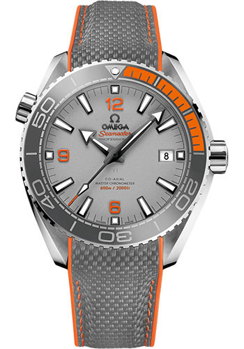 Omega Seamaster Planet Ocean Titanium 43.5 MM - Grey Rubber Strap - Grey Dial - 215.92.44.21.99.001 nyc watcher nyc watches