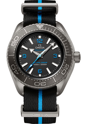 Omega Seamaster Planet Ocean Titanium 45.5 MM - Black Rubber Strap - Titanium Dial - 215.92.46.21.01.001 nyc watcher nyc watches