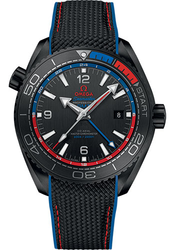 Omega Seamaster Planet Ocean Black Ceramic 45.5 MM - Black Rubber Strap - Black Ceramic Dial - 215.92.46.22.01.004 nyc watcher nyc watches