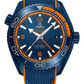 Omega Seamaster Planet Ocean Blue Ceramic 43.5 MM - Blue Rubber Strap - Blue Ceramic Dial - 215.92.46.22.03.001 nyc watcher nyc watches