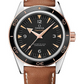 Omega Seamaster Stainless Steel and Rose Gold 41 MM - Brown Leather Strap - Black Dial - 233.22.41.21.01.002 nyc watcher nyc watches