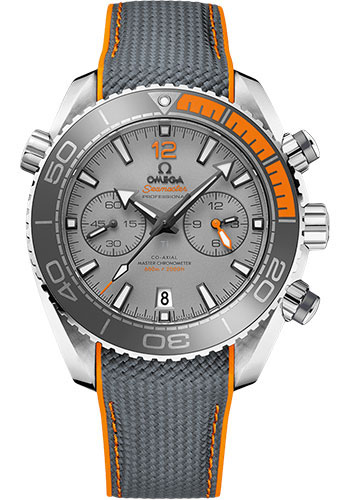 Omega Seamaster Planet Ocean Titanium 45.5 MM - Grey Rubber Strap - Titanium Dial - 215.92.46.51.99.001 nyc watcher nyc watches