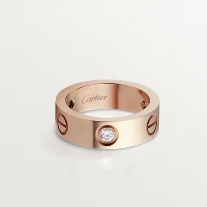 Cartier Juste Un Clou Ring - Rose Gold - Diamonds - B4087500