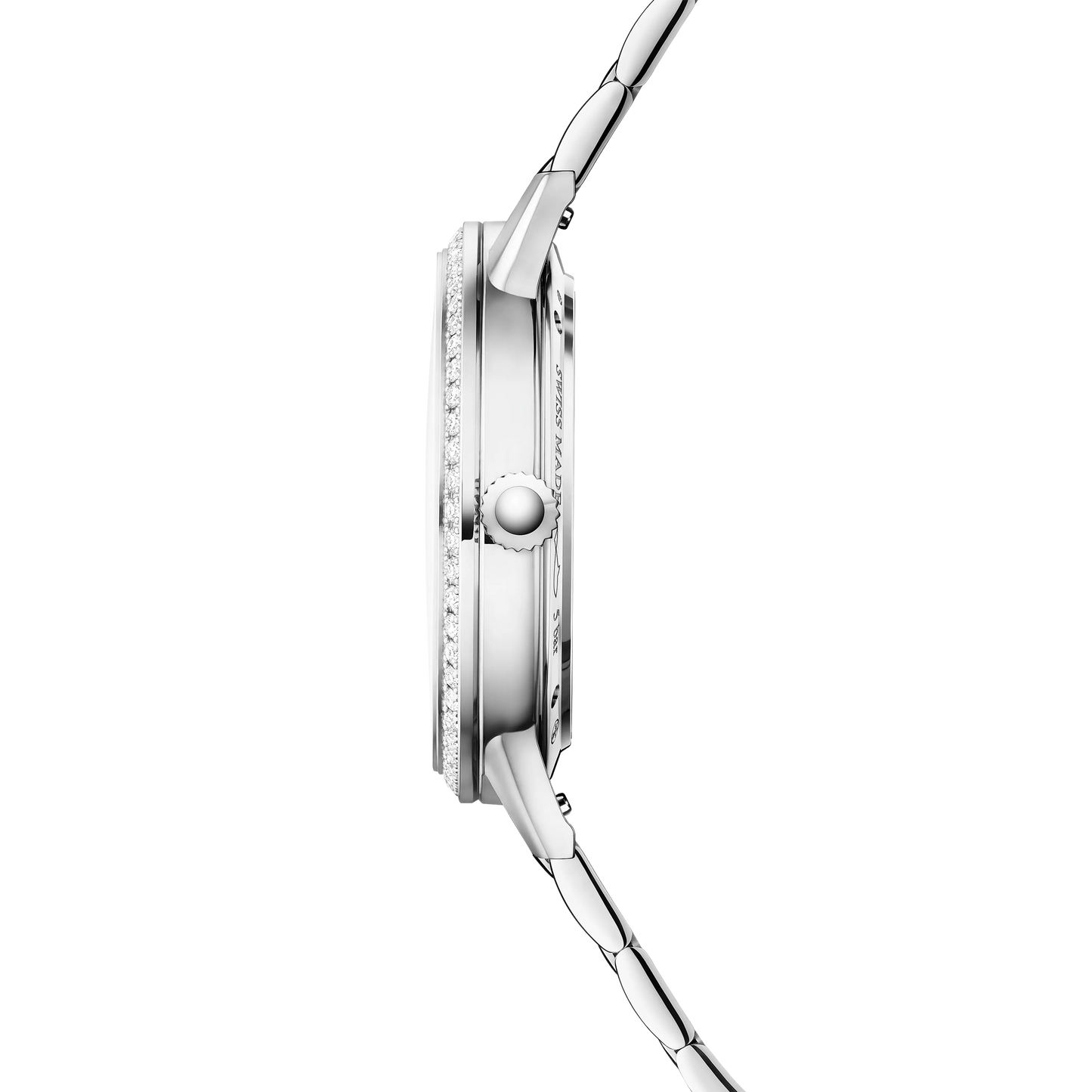 JLC - Rendez-Vous Classic Night & Day - 34 MM - Stainless Steel - Silvered-Gray Guilloché Diamond Dial - Diamond Bezel - Stainless Steel Bracelet - Q3448132