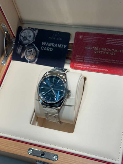 Omega Seamaster Aqua Terra Co Axial Stainless Steel 41 MM - Stainless Steel Bracelet - Blue Dial - 220.10.41.21.03.004