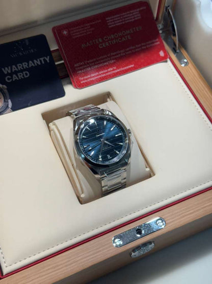 Omega Seamaster Aqua Terra Co Axial Stainless Steel 41 MM - Stainless Steel Bracelet - Blue Dial - 220.10.41.21.03.004