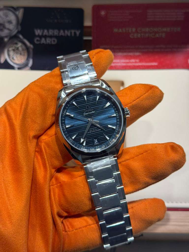 Omega Seamaster Aqua Terra Co Axial Stainless Steel 41 MM - Stainless Steel Bracelet - Blue Dial - 220.10.41.21.03.004