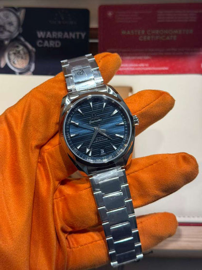 Omega Seamaster Aqua Terra Co Axial Stainless Steel 41 MM - Stainless Steel Bracelet - Blue Dial - 220.10.41.21.03.004