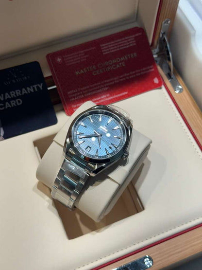 Omega Seamaster Aqua Terra Co Axial Stainless Steel 41 MM - Stainless Steel Bracelet - Blue Dial - 220.10.41.21.03.004