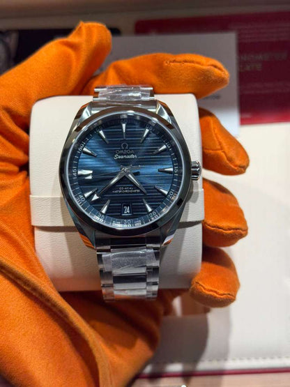 Omega Seamaster Aqua Terra Co Axial Stainless Steel 41 MM - Stainless Steel Bracelet - Blue Dial - 220.10.41.21.03.004
