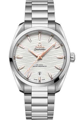 Omega Seamaster Aqua Terra Co Axial Stainless Steel 38 MM - Stainless Steel Bracelet - Silvery Dial - 220.10.38.20.02.002