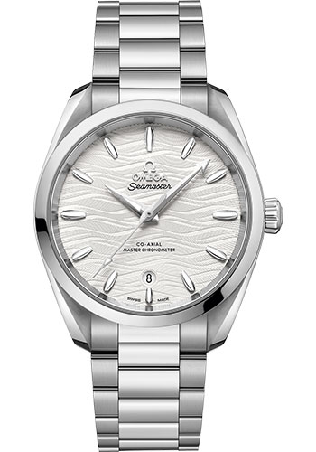 Omega Seamaster Aqua Terra Co Axial Stainless Steel 38 MM - Stainless Steel Bracelet - Silvery Dial - 220.10.38.20.02.003