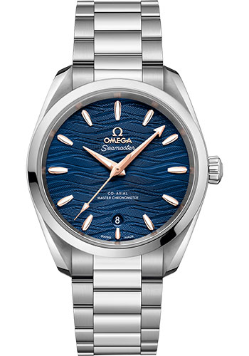 Omega Seamaster Aqua Terra Co Axial Stainless Steel 38 MM - Stainless Steel Bracelet - Blue Dial - 220.10.38.20.03.002