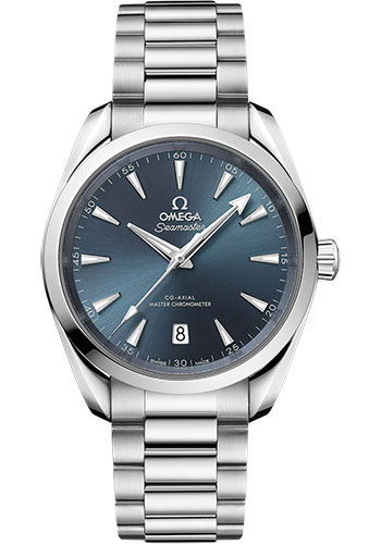 Omega Seamaster Aqua Terra Co Axial Stainless Steel 38 MM - Stainless Steel Bracelet - Atlantic Blue Dial - 220.10.38.20.03.003