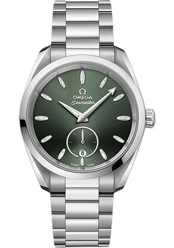 Omega Seamaster Aqua Terra Co Axial Stainless Steel 38 MM - Stainless Steel Bracelet - Dark Green Dial - 220.10.38.20.10.001