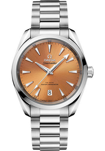 Omega Seamaster Aqua Terra Co Axial Stainless Steel 38 MM - Stainless Steel Bracelet - Yellow Dial - 220.10.38.20.12.001