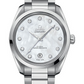 Omega Seamaster Aqua Terra Co Axial Stainless Steel 38 MM - Stainless Steel Bracelet - White Mother-Of-Pearl Diamond Dial - 220.10.38.20.55.001