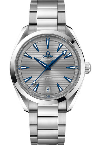 Omega Seamaster Stainless Steel 41 MM - Stainless Steel Bracelet - Grey Dial - 220.10.41.21.06.001