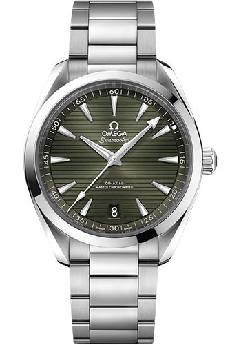 Omega Seamaster Aqua Terra Co Axial Stainless Steel 41 MM - Stainless Steel Bracelet - Green Dial - 220.10.41.21.10.001