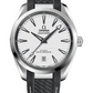 Omega Seamaster Aqua Terra Co Axial Stainless Steel 38 MM - Grey Structured Rubber Strap - Silvery Dial - 220.12.38.20.02.001